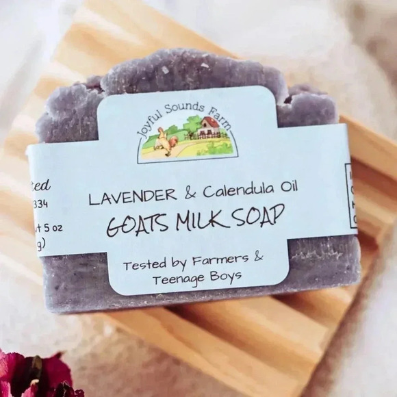 Goats Milk Soap - Lavender Calendula - Picture 3 of 3